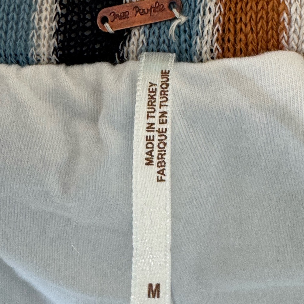 Free People Size S Pants (Bridget Stripe) Costal Beah - Picture 12 of 15